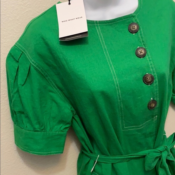 Vintage Emerald green dress size xs - Picture 2 of 7